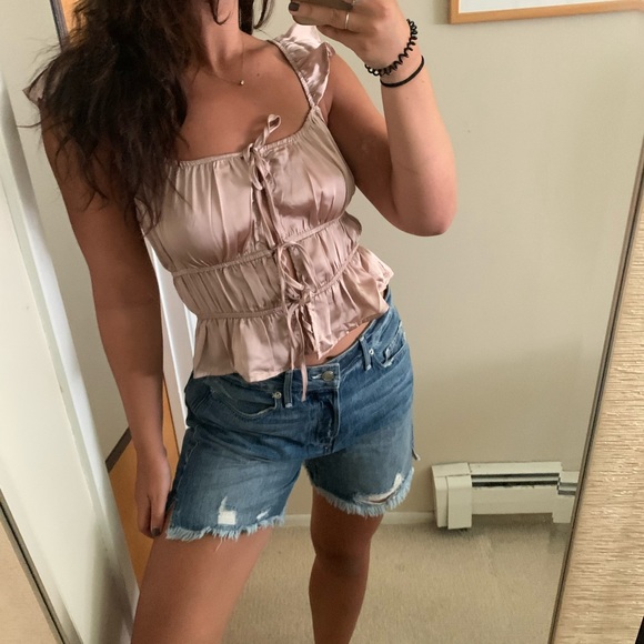 satin tank top forever 21